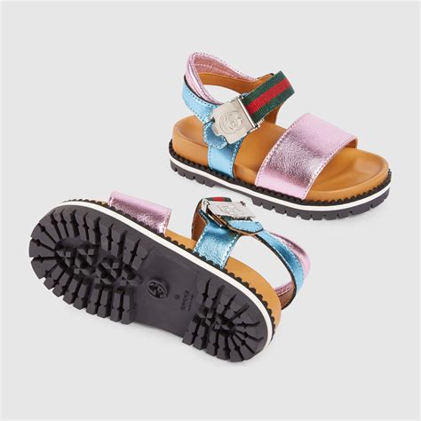 gucci sandals toddler girl|brand new kids gucci sandals.